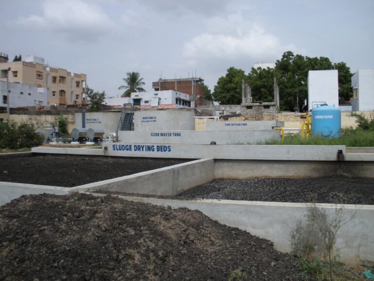 Water Retaining Structure at 0.9KLD STP HAL Hyderabad